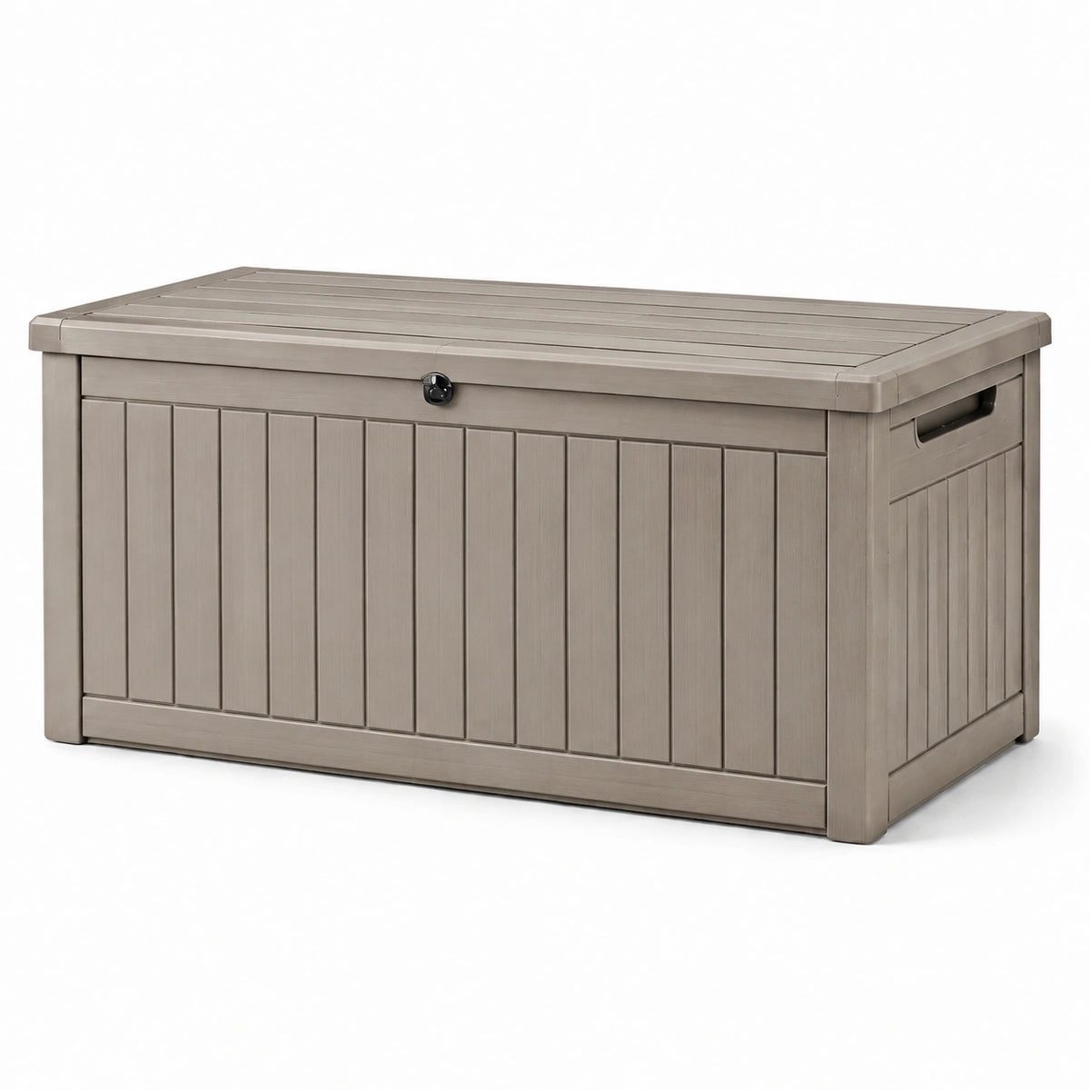 Cofre de Resina para Exterior 117x58x45 cm Beige